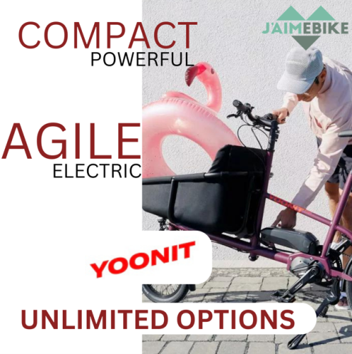 Yoonit electric cargo bike options - J'aimEbike